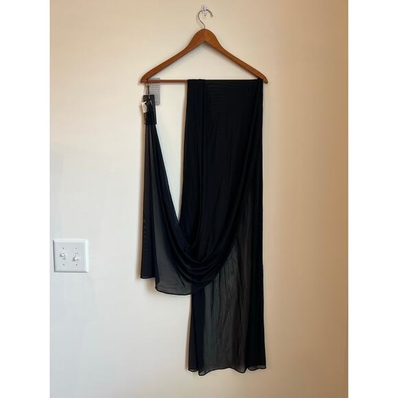 Tadashi Shoji Sheer Black Scarf Wrap Pashmina  NWT Women’s One Size - Picture 1 of 5